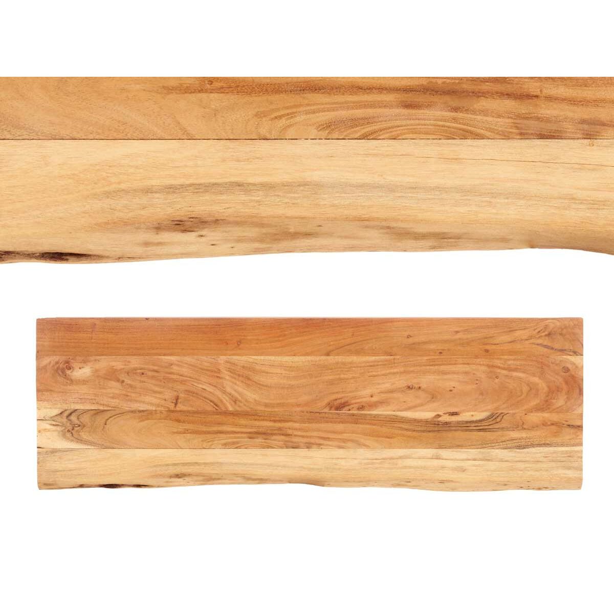 Mottagare Gift Decor Live Edge Brun Svart 120 x 35 x 77 cm 120 x 6 x 35 cm - 3