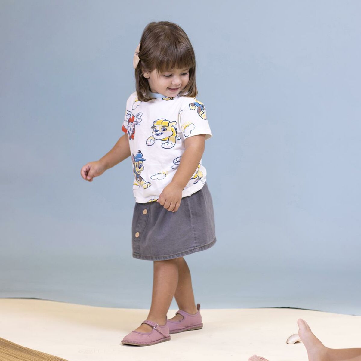 T-shirt med kortärm The Paw Patrol Beige - 4