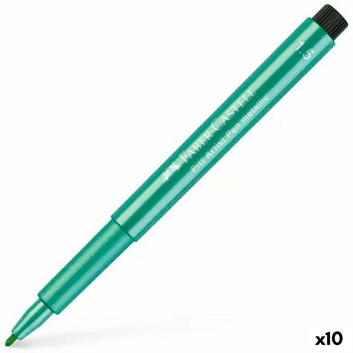 Tuschpennor Faber-Castell Pitt Artist Metallic (10 antal)