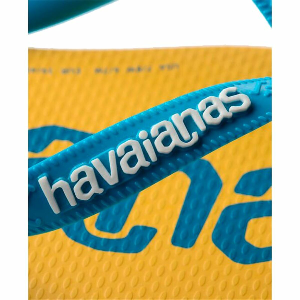 Strandtofflor för kvinnor Havaianas Top Logomania Blå Gul - 4