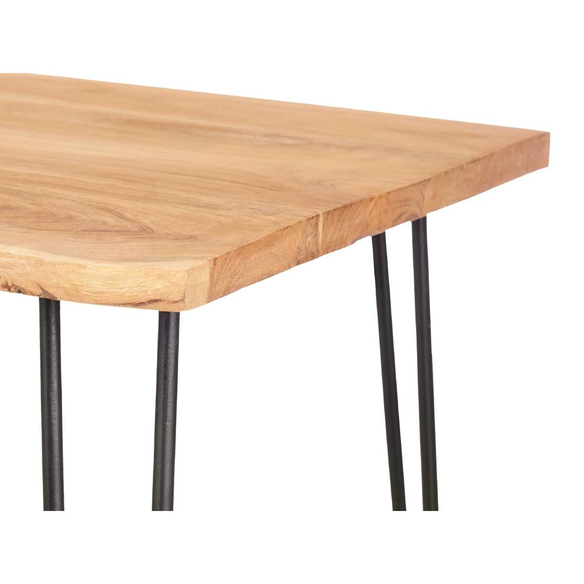 Sidobord Gift Decor Live Edge Brun Svart 120 x 60 x 46 cm 120 x 4 x 60 cm - 6