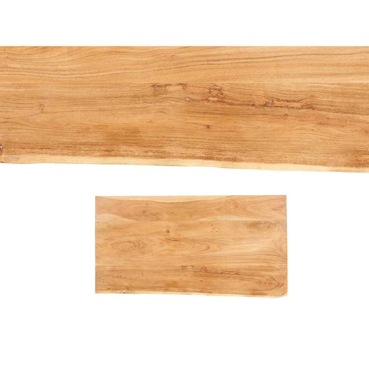 Sidobord Gift Decor Live Edge Brun Svart 120 x 60 x 46 cm 120 x 4 x 60 cm - 3