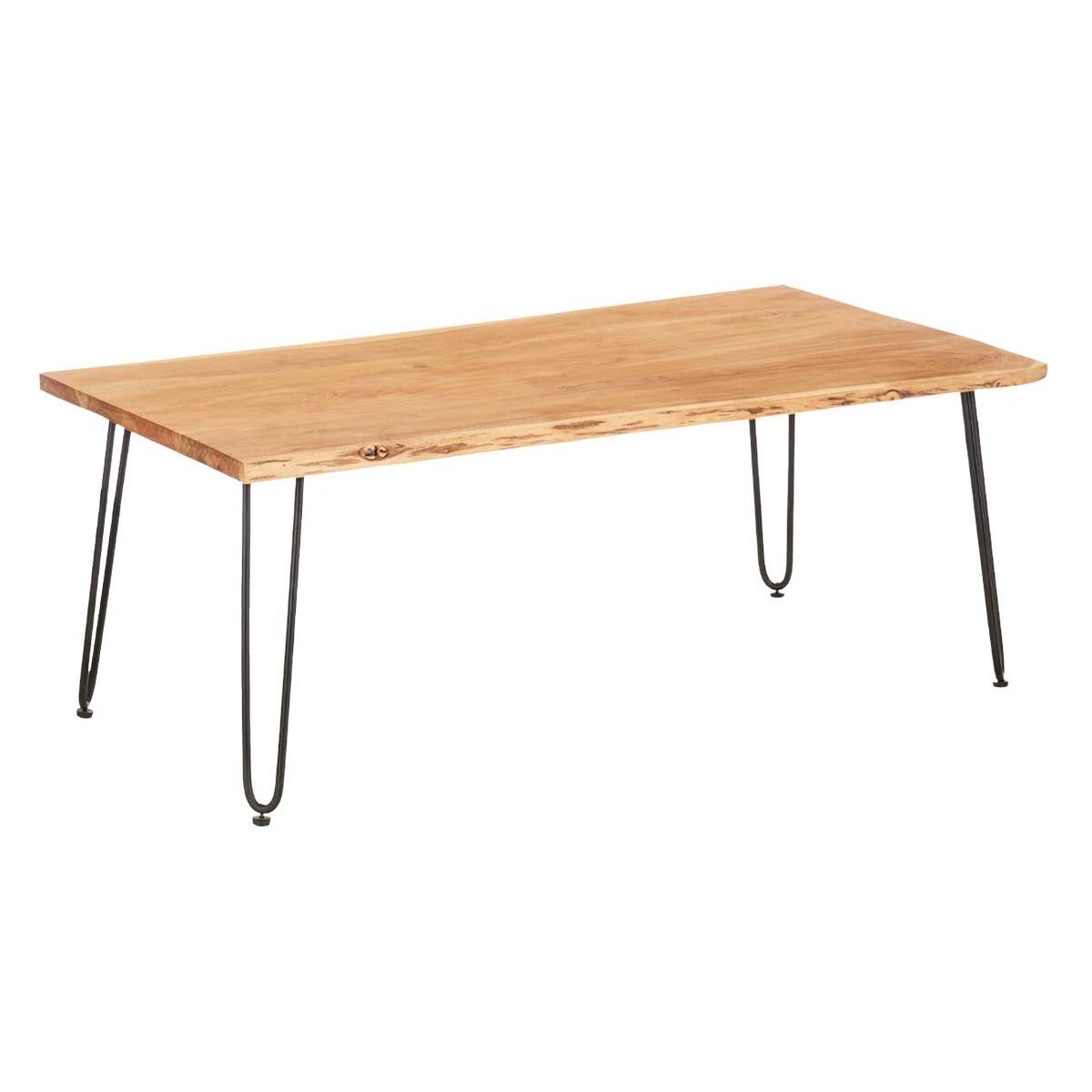 Sidobord Gift Decor Live Edge Brun Svart 120 x 60 x 46 cm 120 x 4 x 60 cm