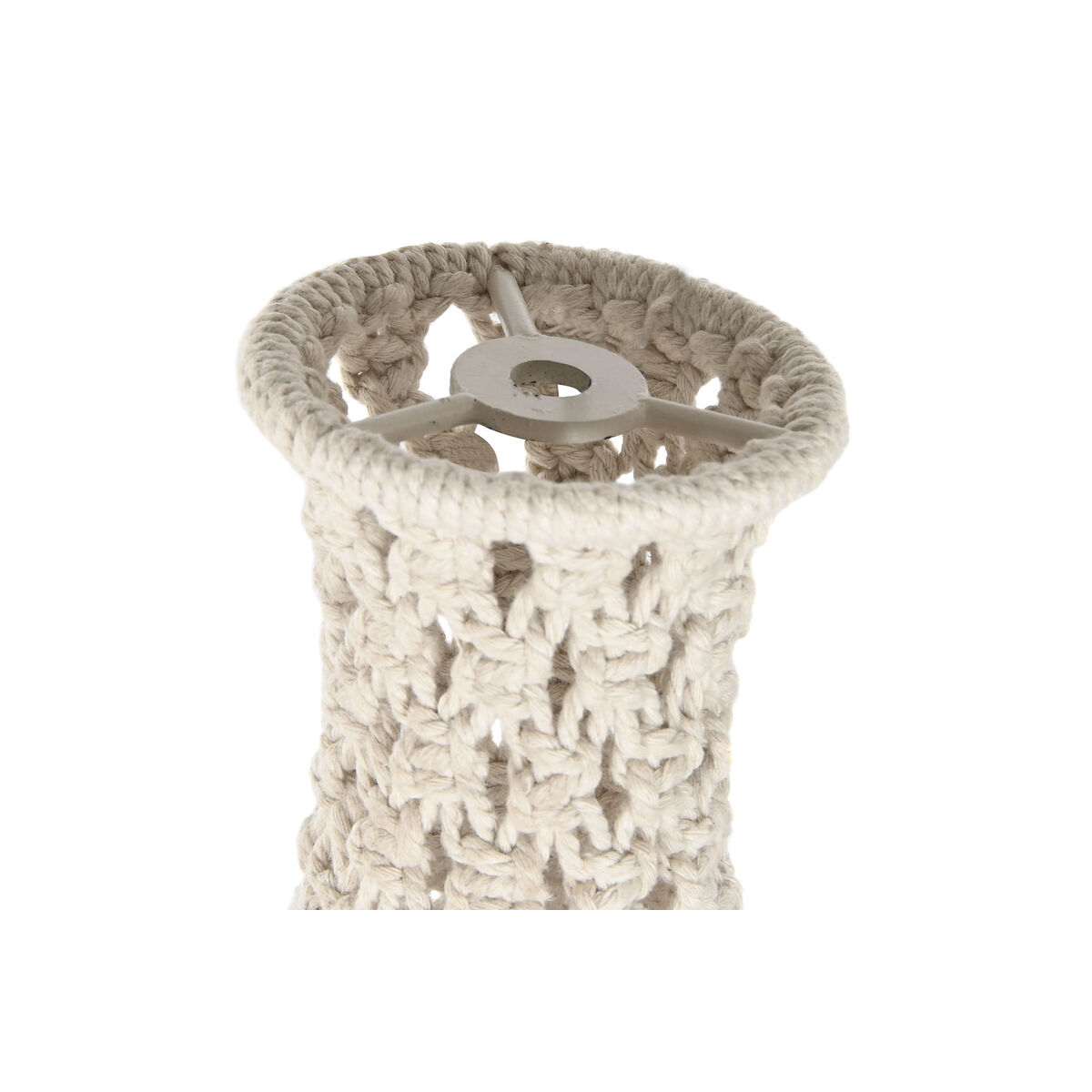 Lampskärm Home ESPRIT Naturell Boho 63 x 63 x 70 cm - 4