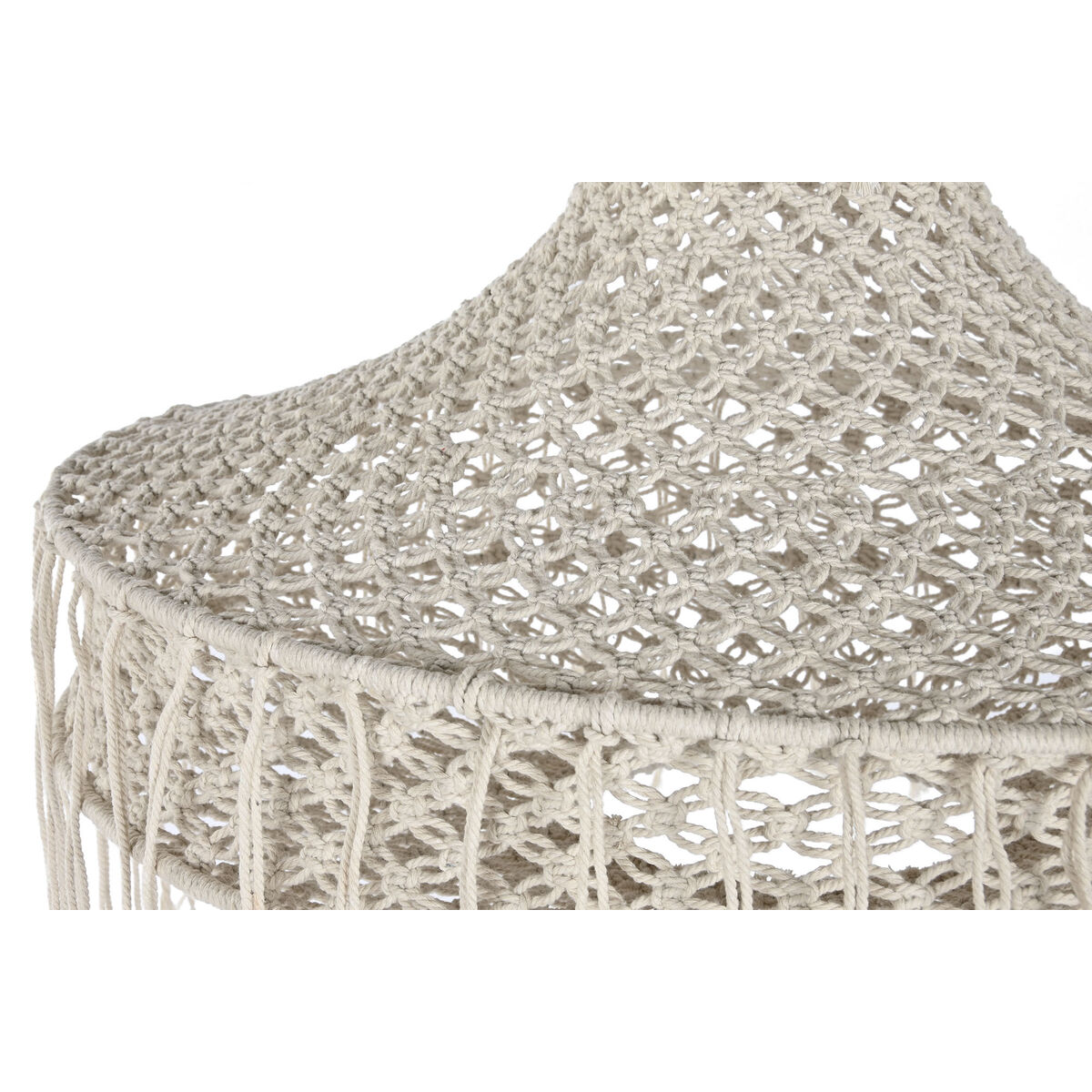 Lampskärm Home ESPRIT Naturell Boho 63 x 63 x 70 cm - 2