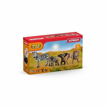 Djurfigurer Schleich 42387 Wild Life: Safari 4 Delar Plast
