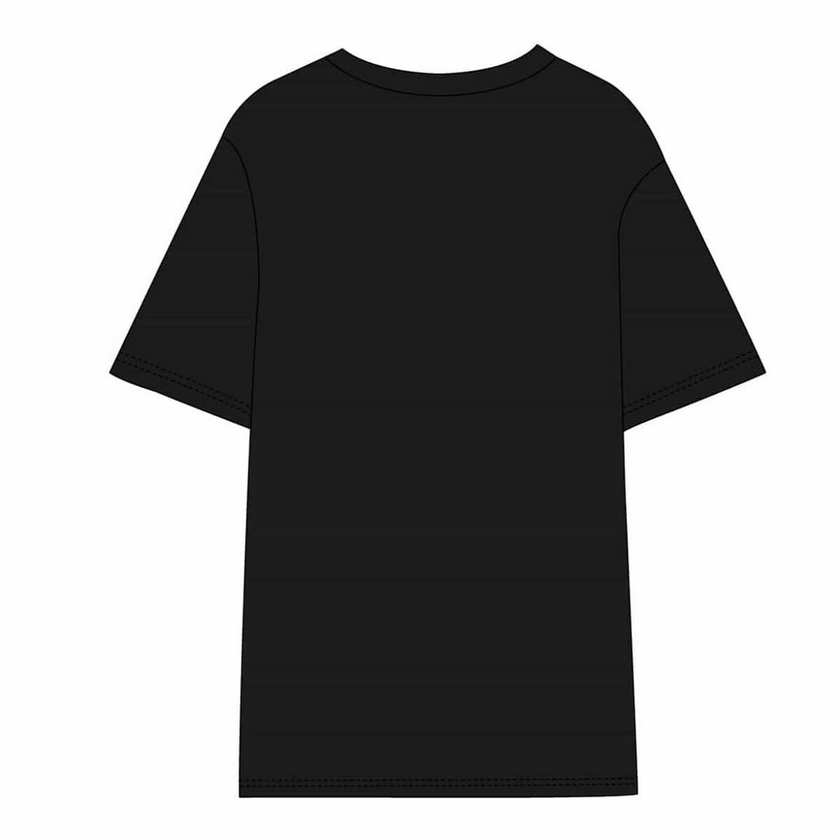 T-shirt med kortärm Herr Disney Svart - 2