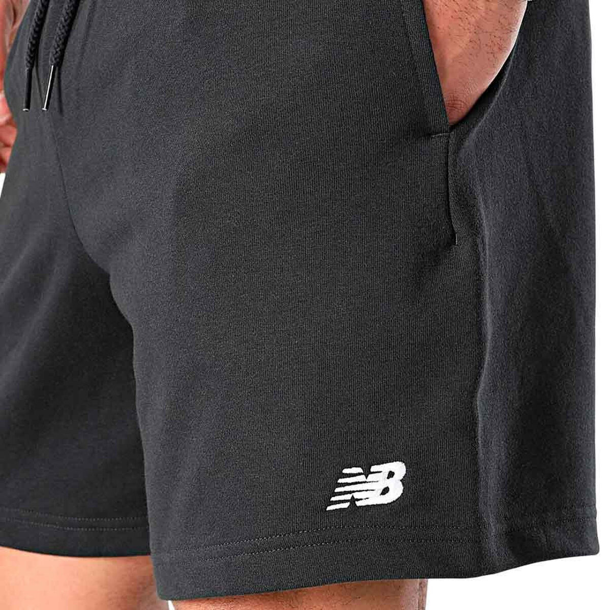 Träningsshorts New Balance SPORT ESSENTIALS FRENCH TERY SHORT 7 MS41520 Svart - 3