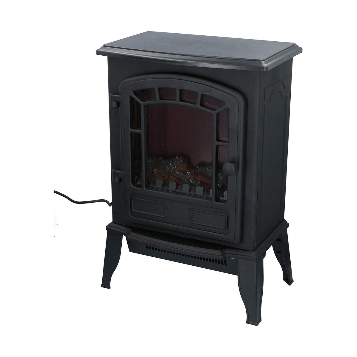 Dekorativ och elektrisk öppen spis för vägg Classic Fire Torino Svart 2000 W 56,5 x 24 x 38 cm - 17