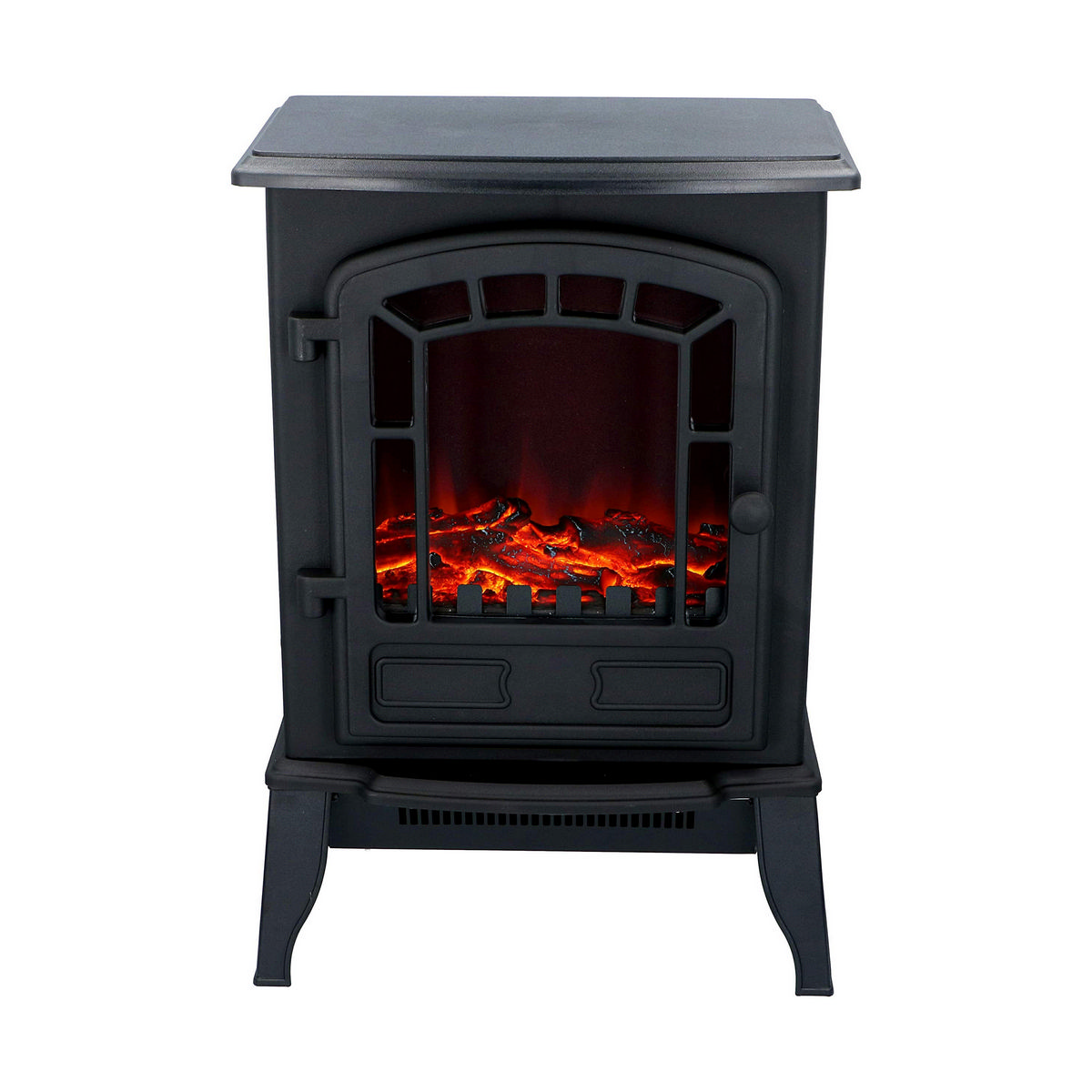 Dekorativ och elektrisk öppen spis för vägg Classic Fire Torino Svart 2000 W 56,5 x 24 x 38 cm - 3