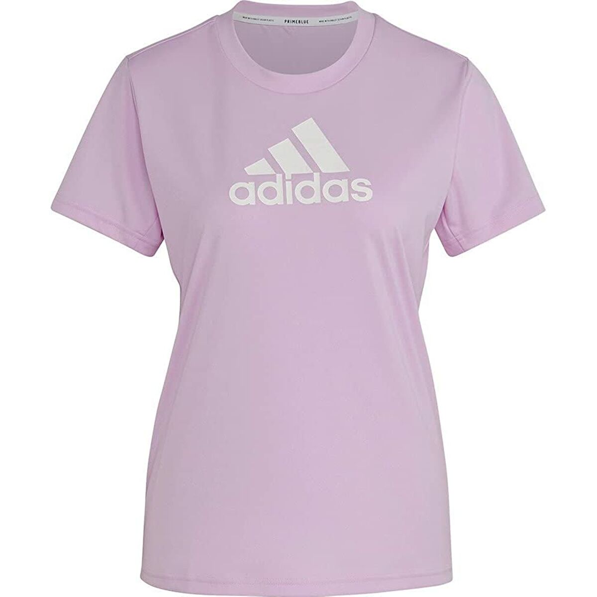 T-shirt med kortärm Dam Adidas Primeblue Plommon