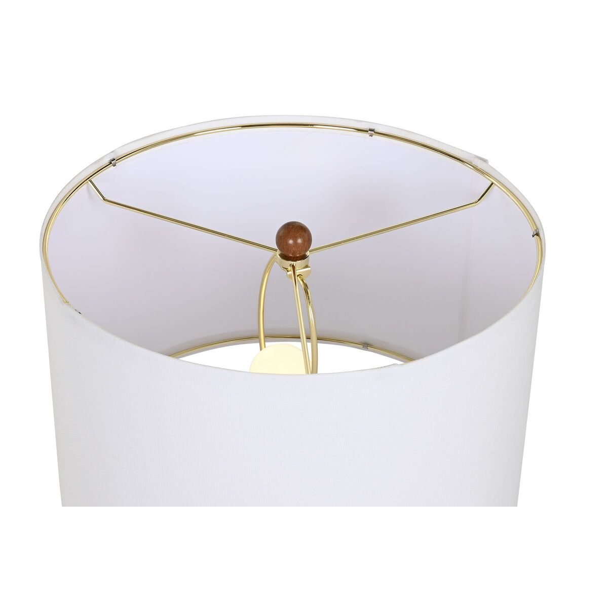 Golvlampa Home ESPRIT Brun Trä Metall Aluminium 40 x 40 x 153 cm (3 Delar) - 3