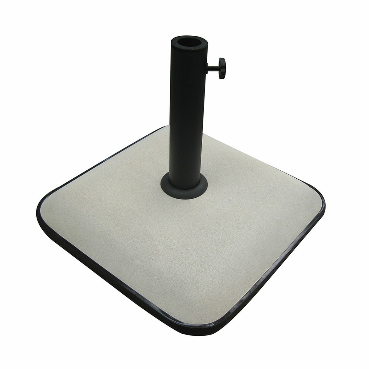 Parasollfot Marbueno Vit 45 x 7 x 45 cm Fyrkantig