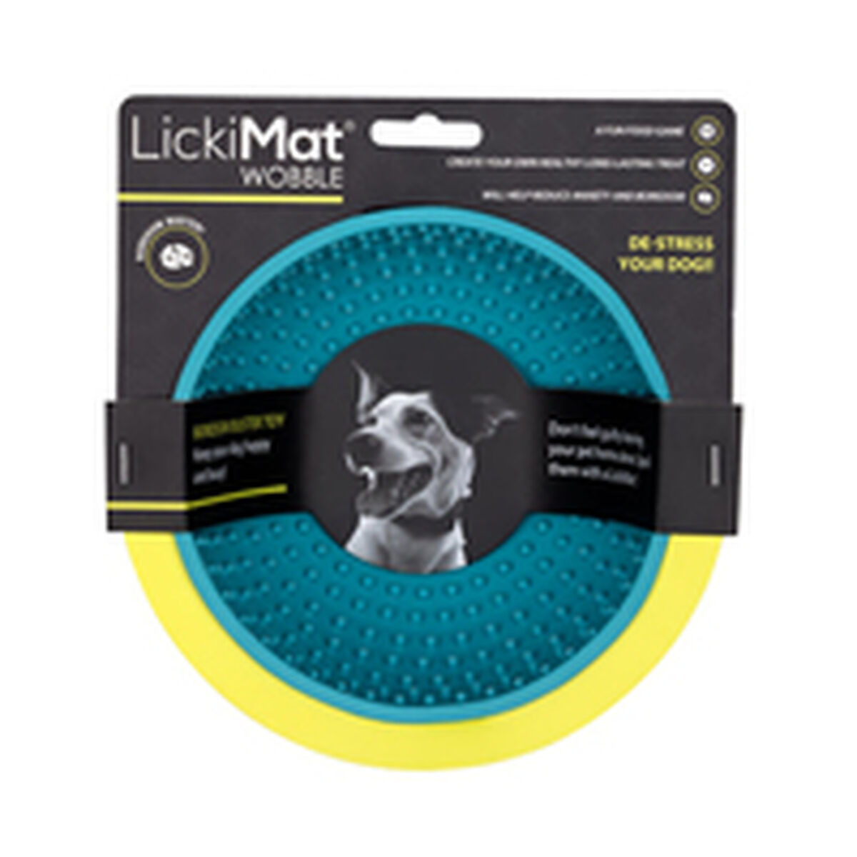 Hundmatare Lickimat Wobble Turkos Gummi - 2