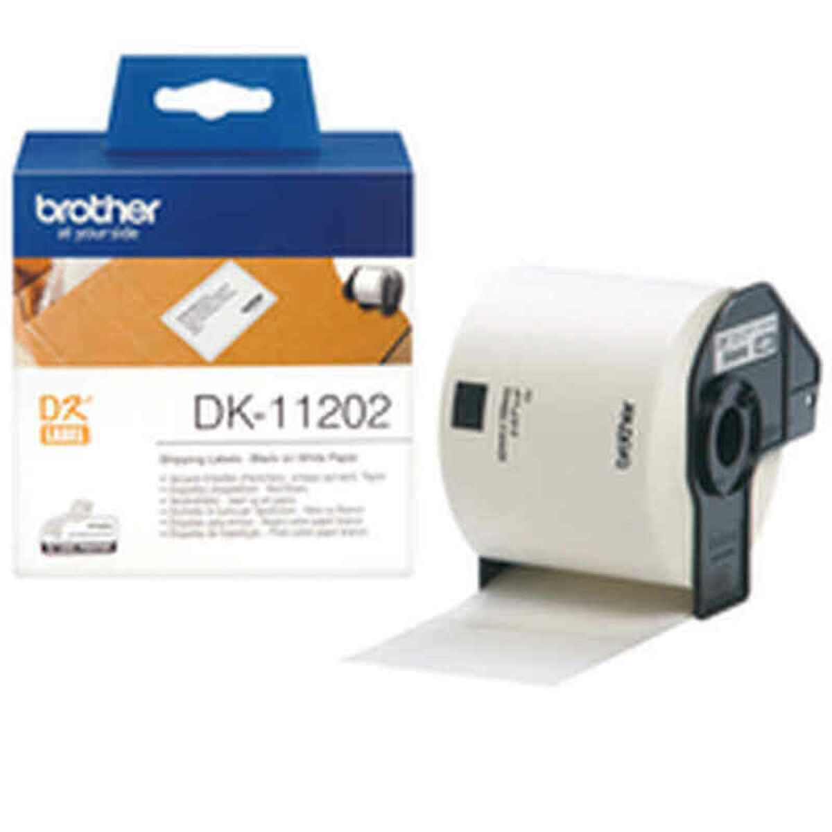 Etiketter till Skrivare Brother DK-11201 Svart/Vit - 2