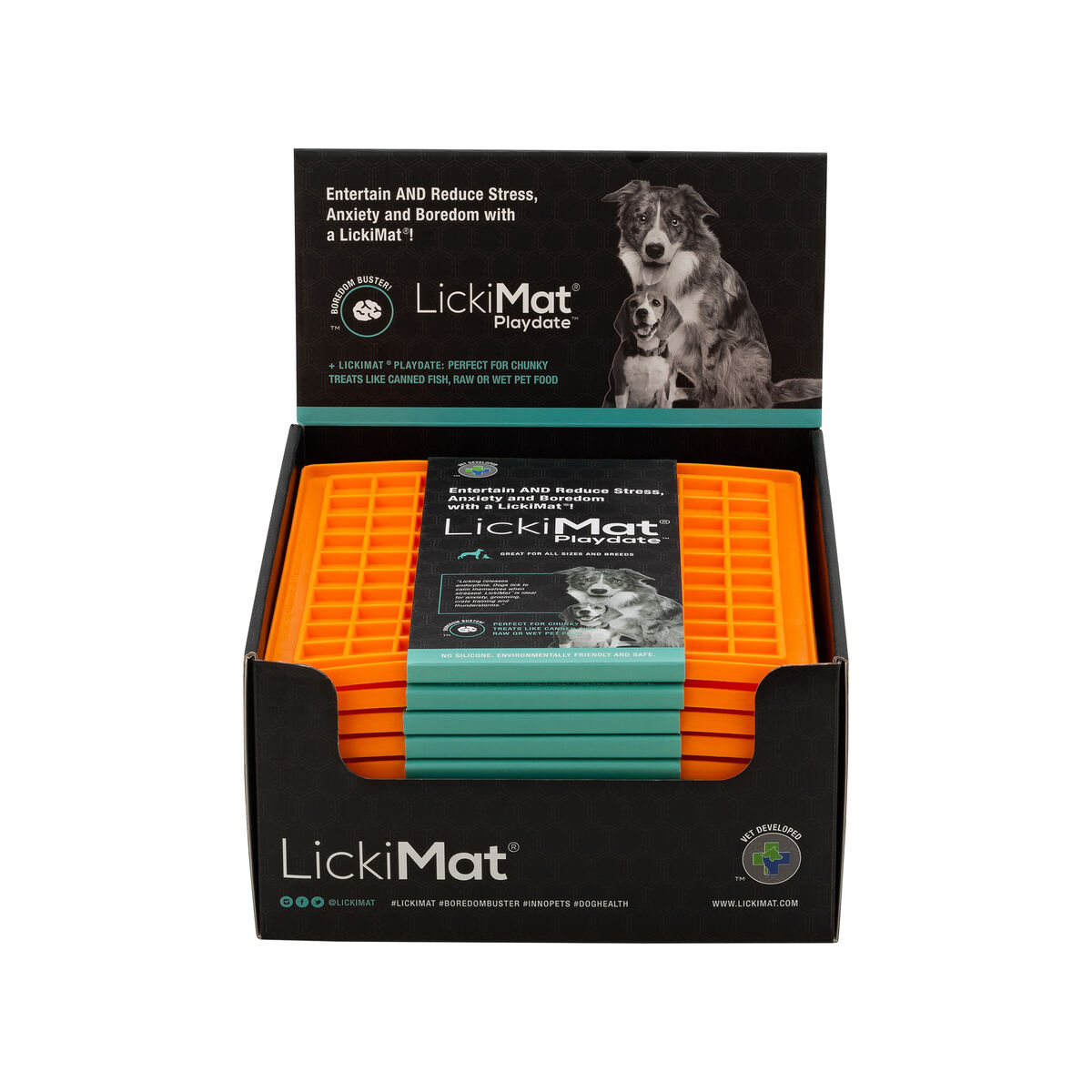 Hundmatare Lickimat TPR Orange - 3