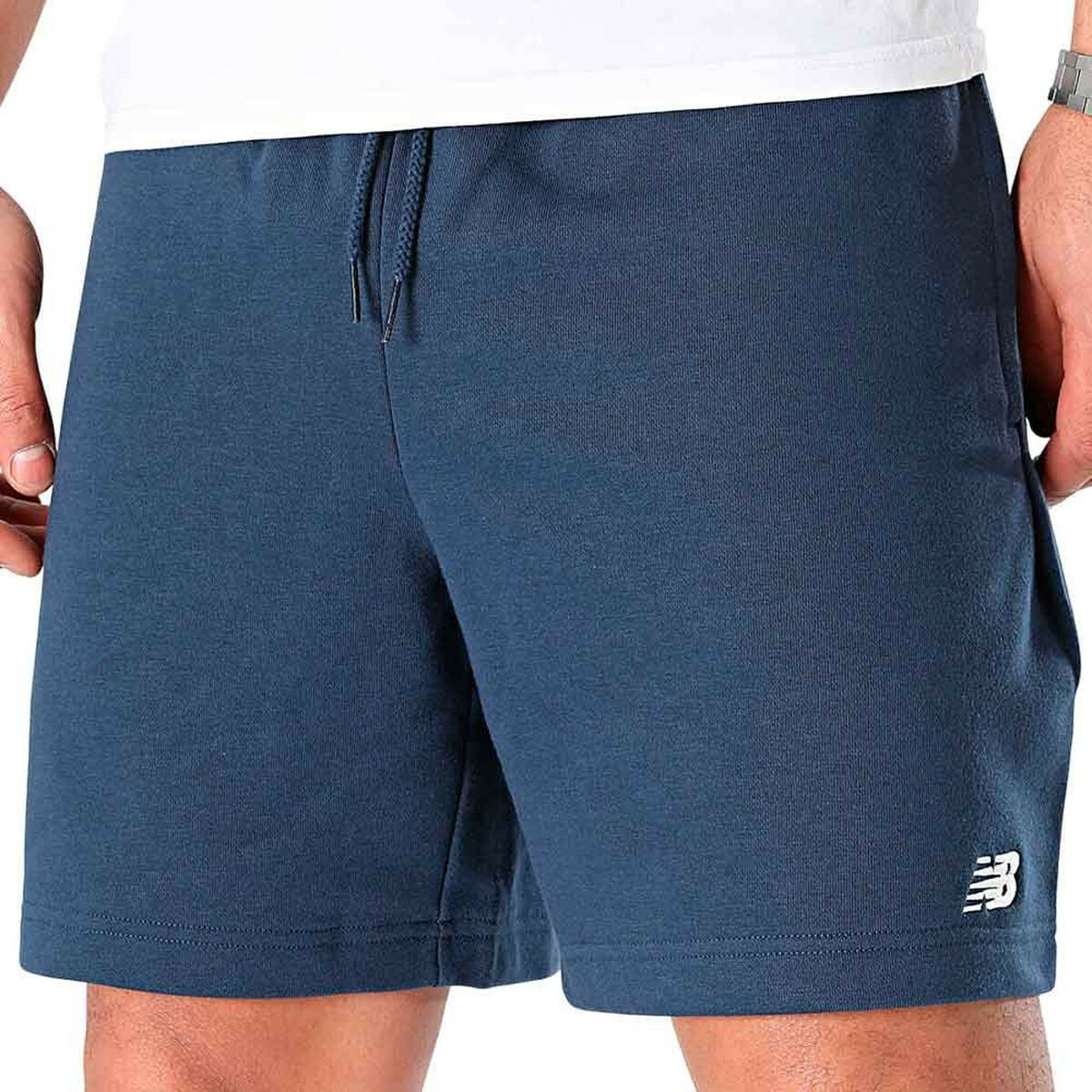 Träningsshorts New Balance SPORT ESSENTIALS FRENCH TERY SHORT 7 MS41520 NNY Marinblå - 2