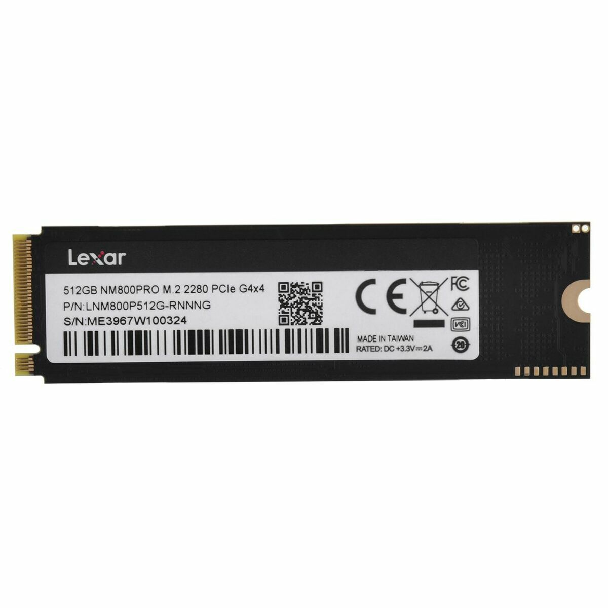 Hårddisk Lexar LNM800P512G-RNNNG 512 GB SSD - 3