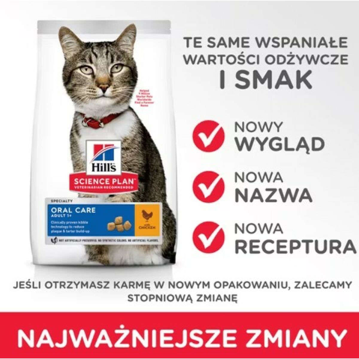 Kattmat Hill's SP Adult Oral Care Kyckling 7 kg - 2