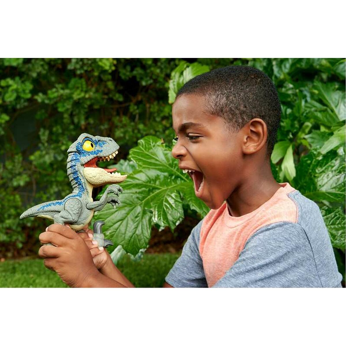 Dinosaurie Mattel Velociraptor Blue - 3