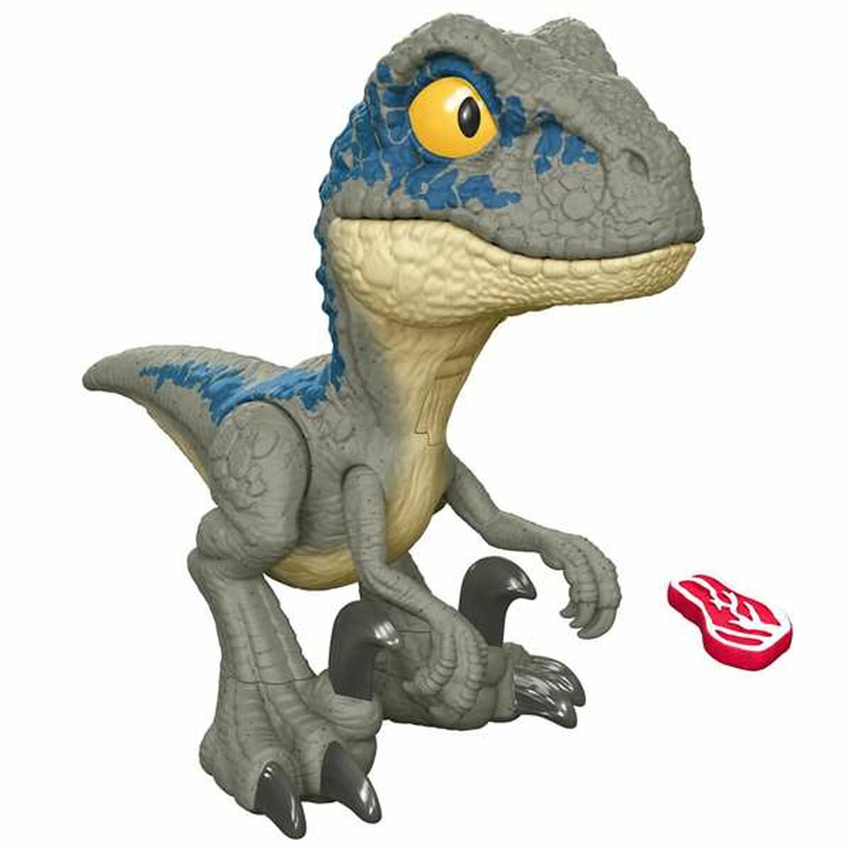 Dinosaurie Mattel Velociraptor Blue - 5