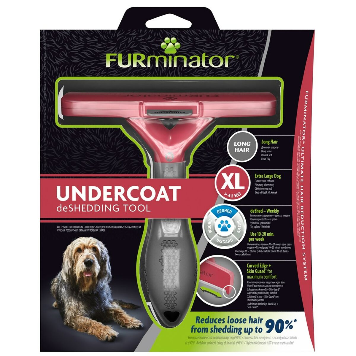 Hundeborste Furminator FUR151234 XL Svart - 2