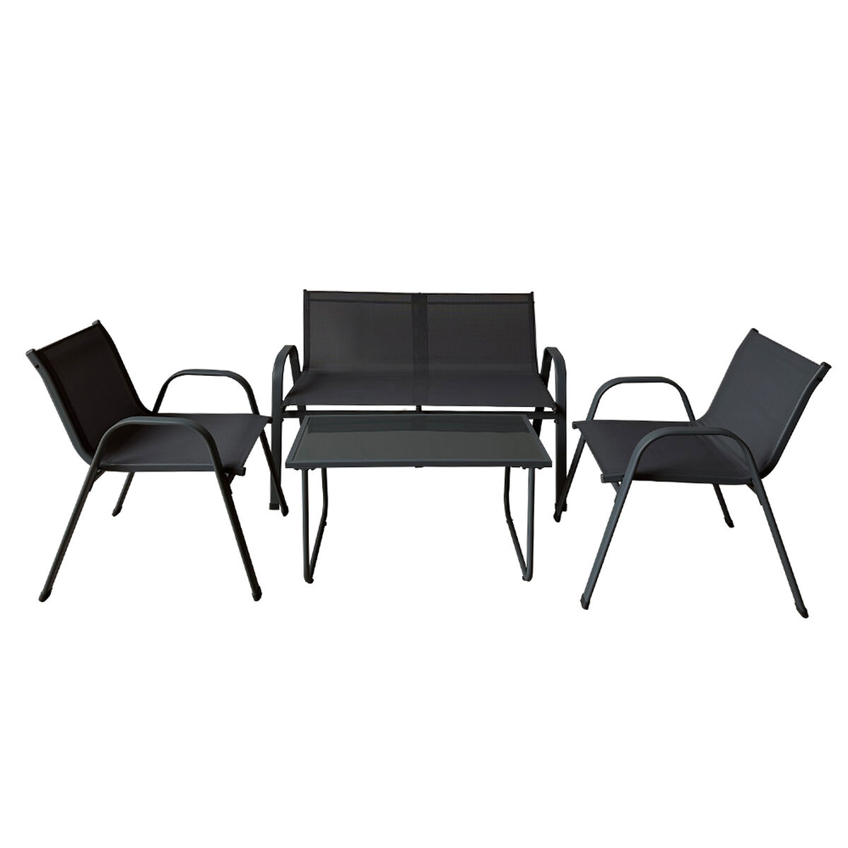 Trädgårdsmöbler Marbueno Svart 115 x 77 x 65 cm