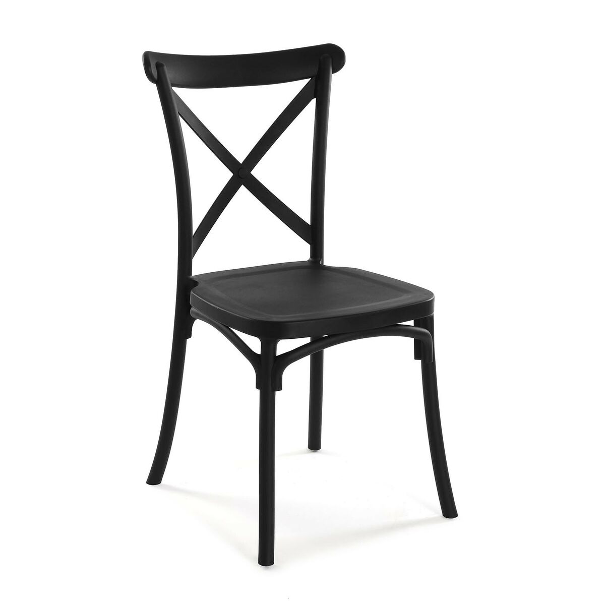 Stol Versa Svart 43 x 88 x 43 cm (4 antal) - 2