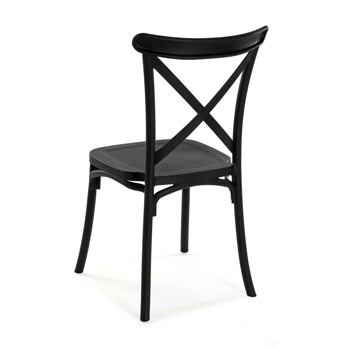 Stol Versa Svart 43 x 88 x 43 cm (4 antal) - 4