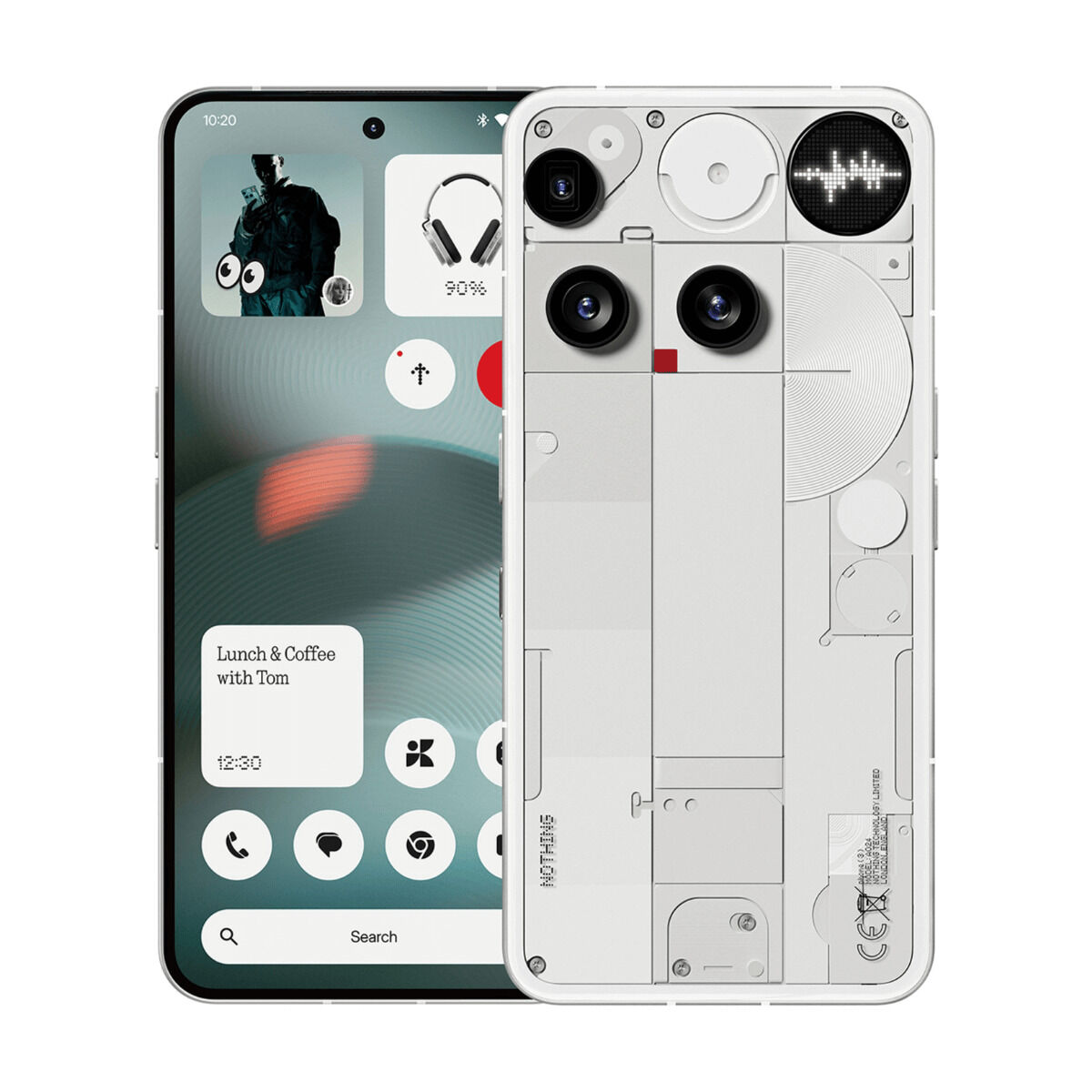 Smartphone Nothing Phone 3 5G 6,67" Octa Core 16 GB RAM 256 GB Vit