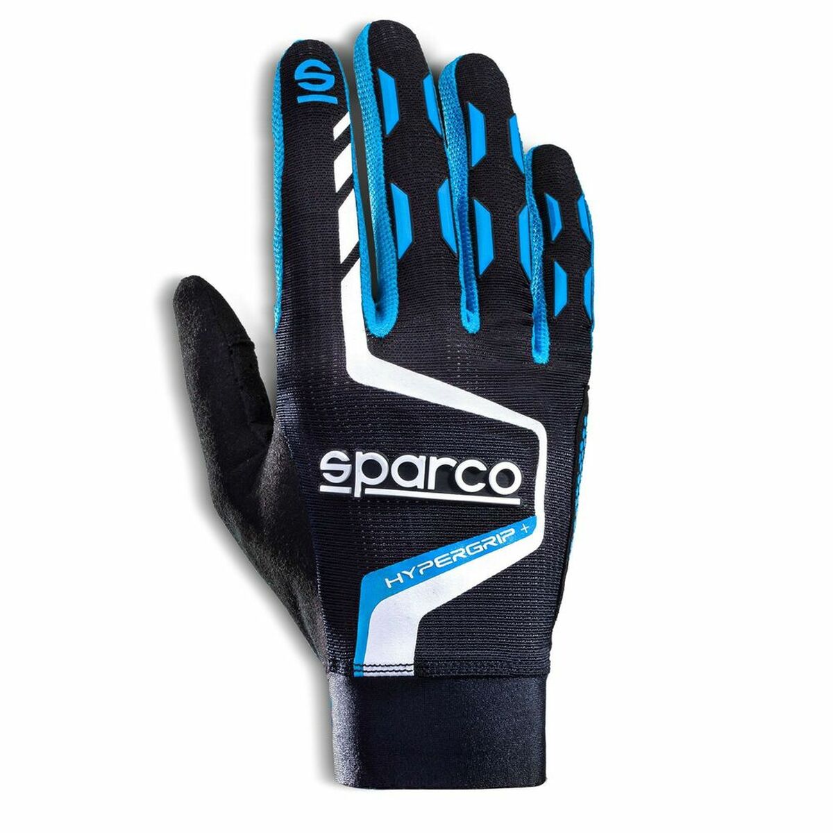 Handskar Sparco HYPERGRIP+ 9 Svart/Blå - 3