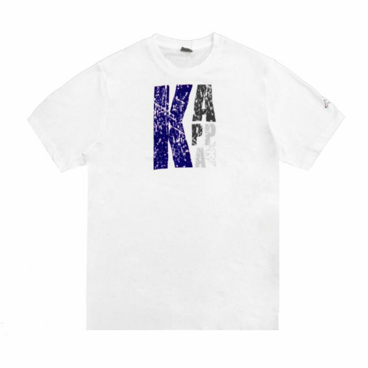 T-shirt med kortärm Herr Kappa Sportswear Logo Vit - 4