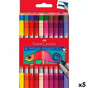 Tuschpennor Faber-Castell Fall Multicolour (5 antal)