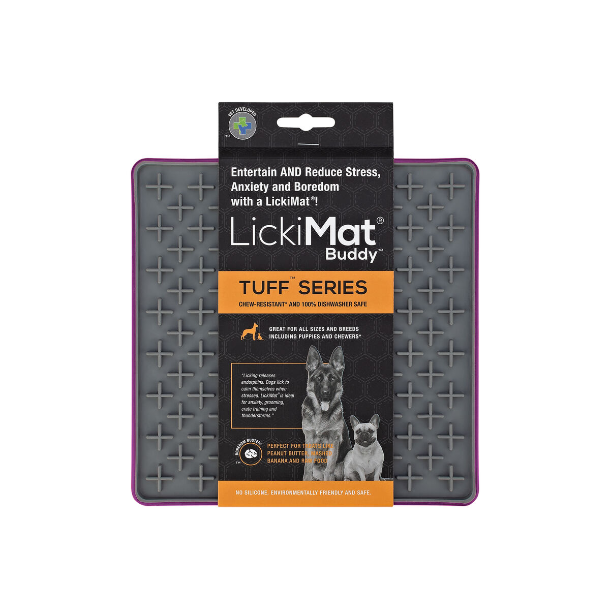 Hundmatare Lickimat Purpur polypropen TPR - 3