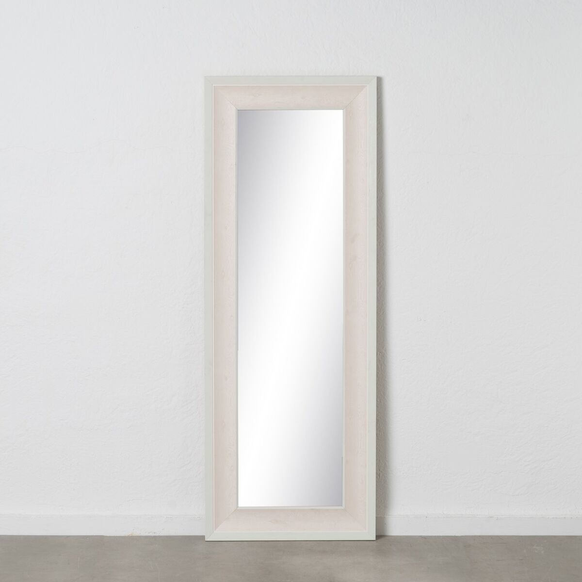 Väggspegel Vit Silvrig 60 X 3 X 161,5 CM - 2