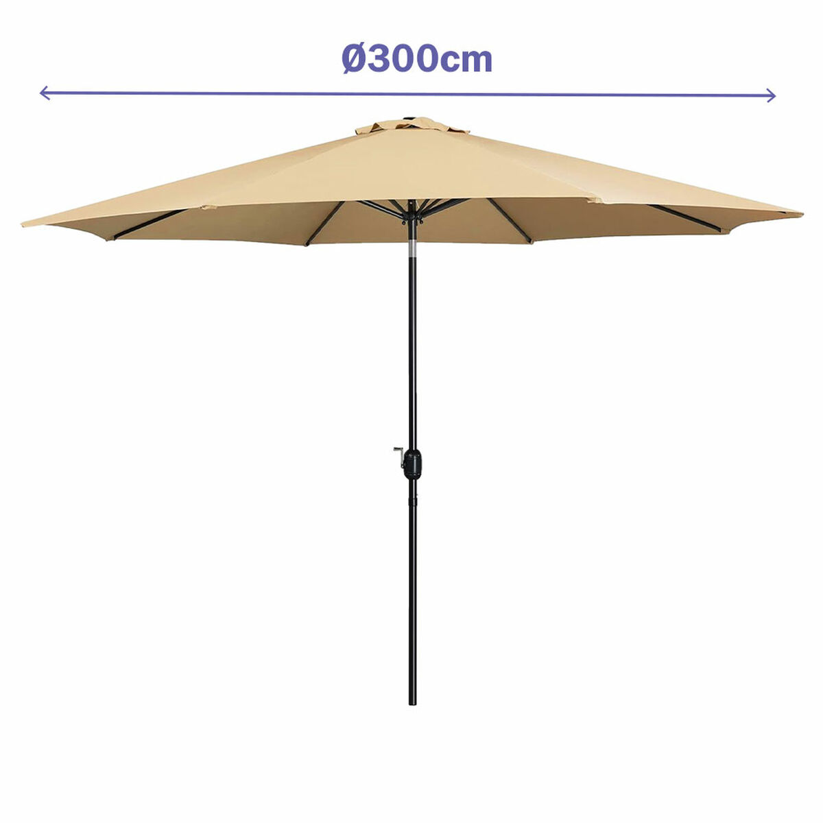 Naperny? Marbueno Brun Ø 300 cm - 2