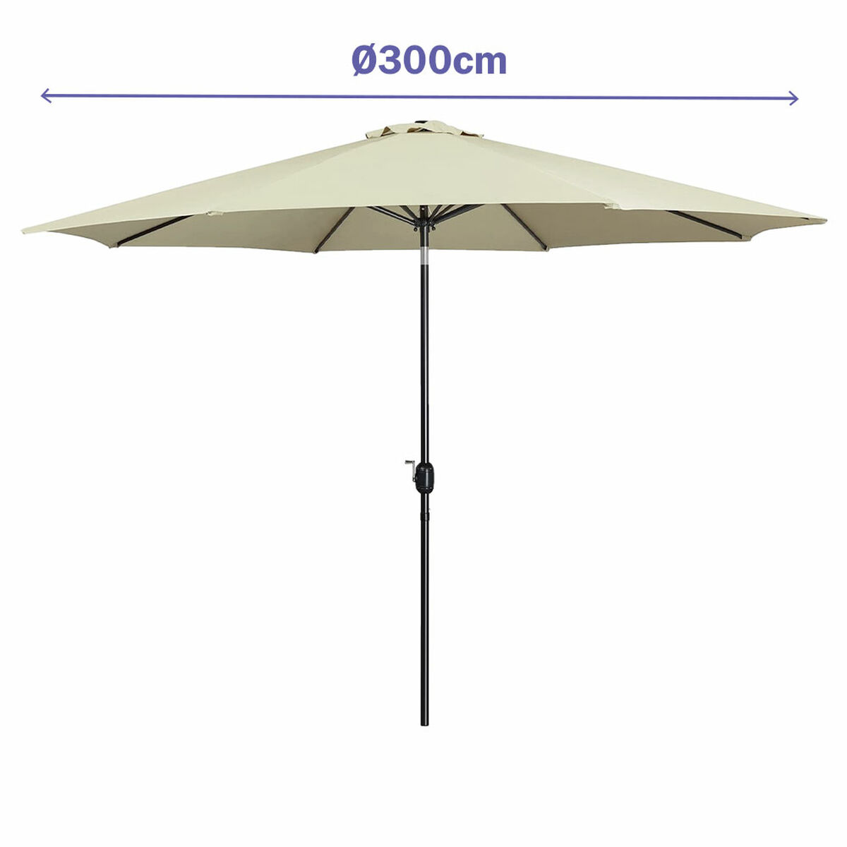 Naperny? Marbueno Beige Ø 300 cm - 2
