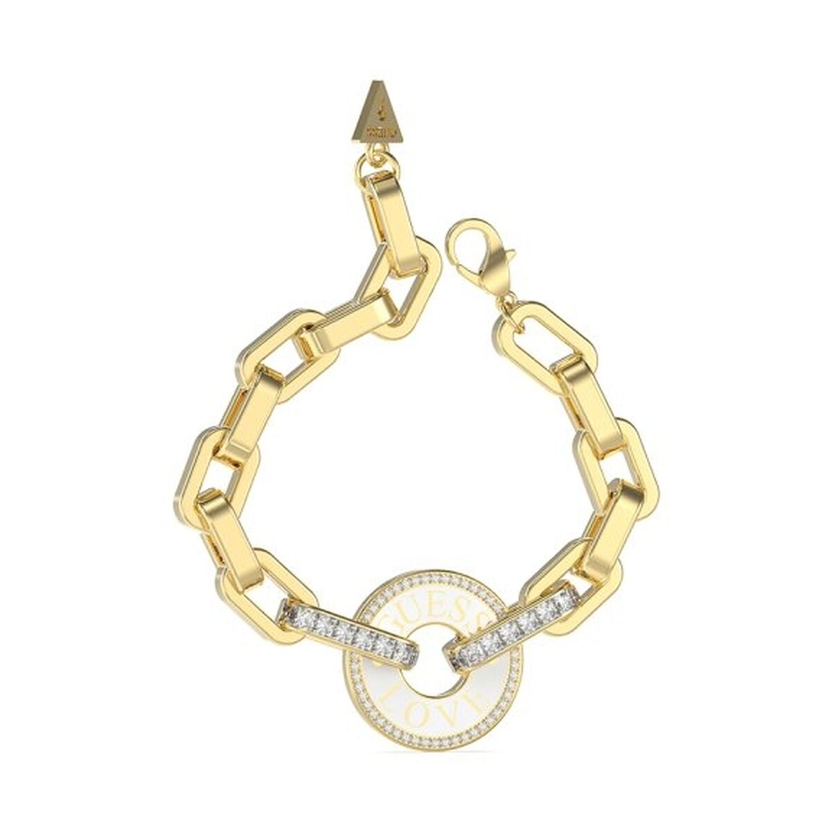 Nyckelkedja Guess JUBB04076JWYGWHL Gyllene