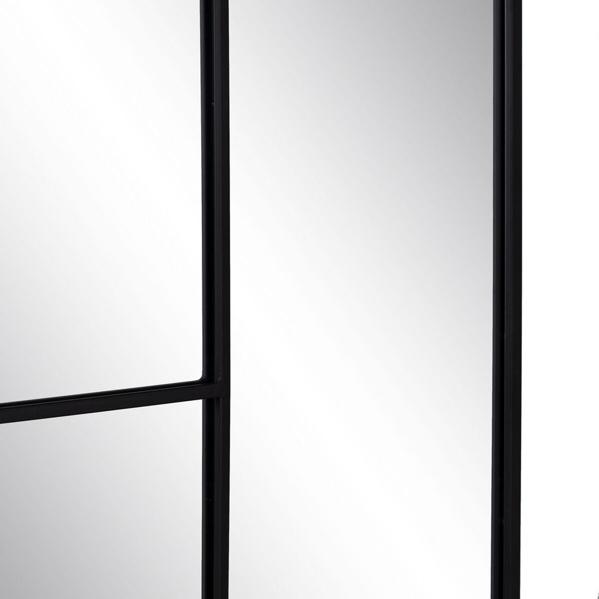 Väggspegel Svart Vertikalt 90 x 2 x 180 cm - 7