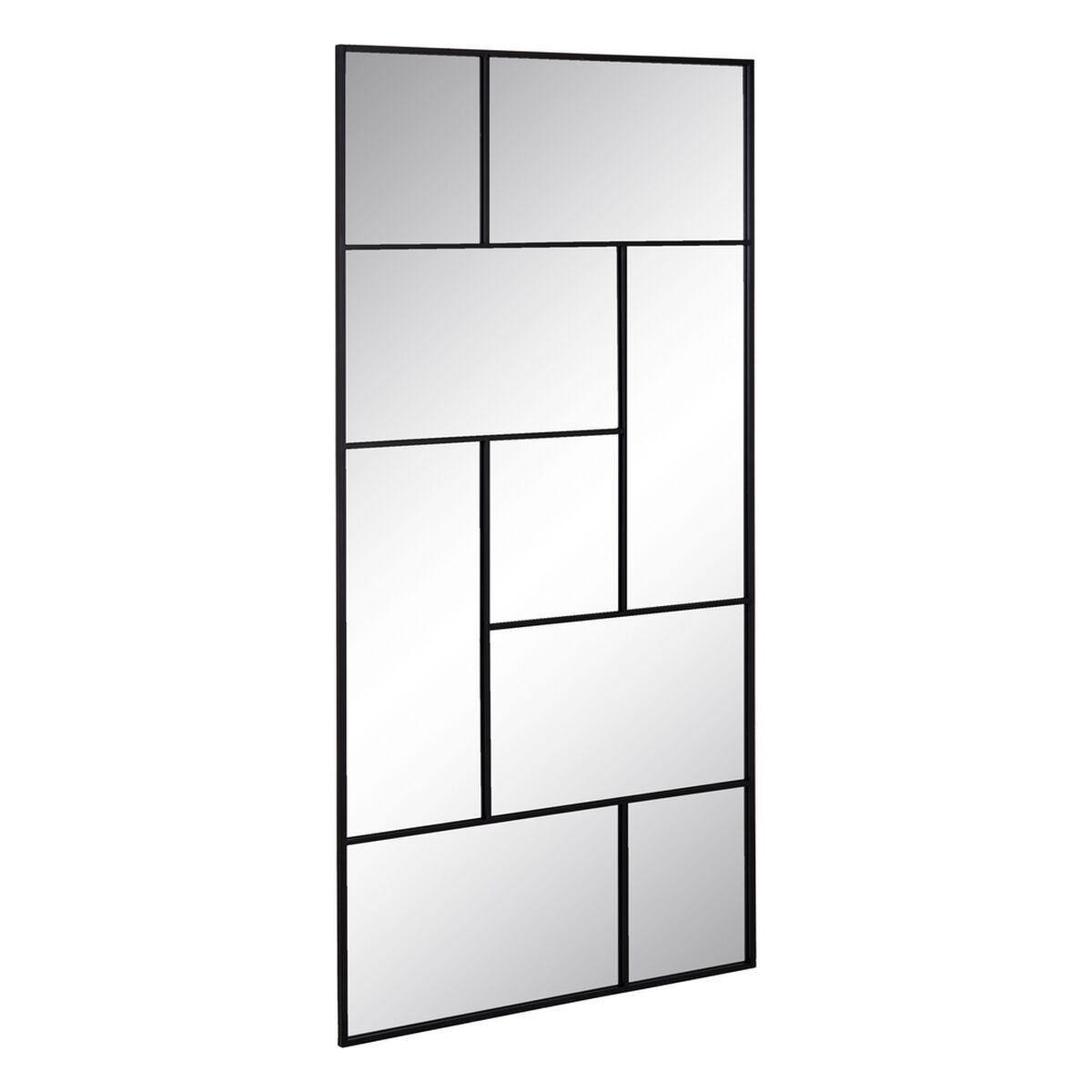 Väggspegel Svart Vertikalt 90 x 2 x 180 cm - 3
