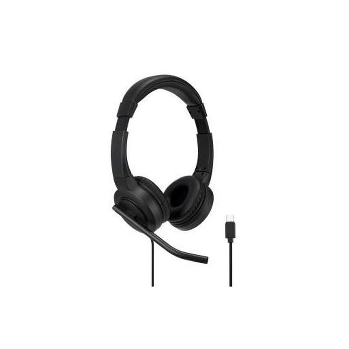Hörlurar med Mikrofon Kensington H1000 Svart