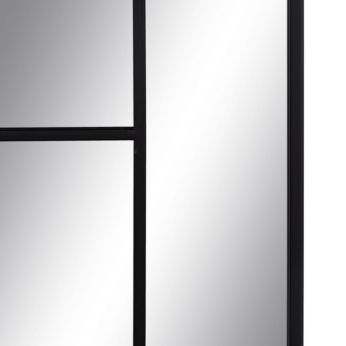 Väggspegel Svart Vertikalt 50 x 2 x 150 cm - 4