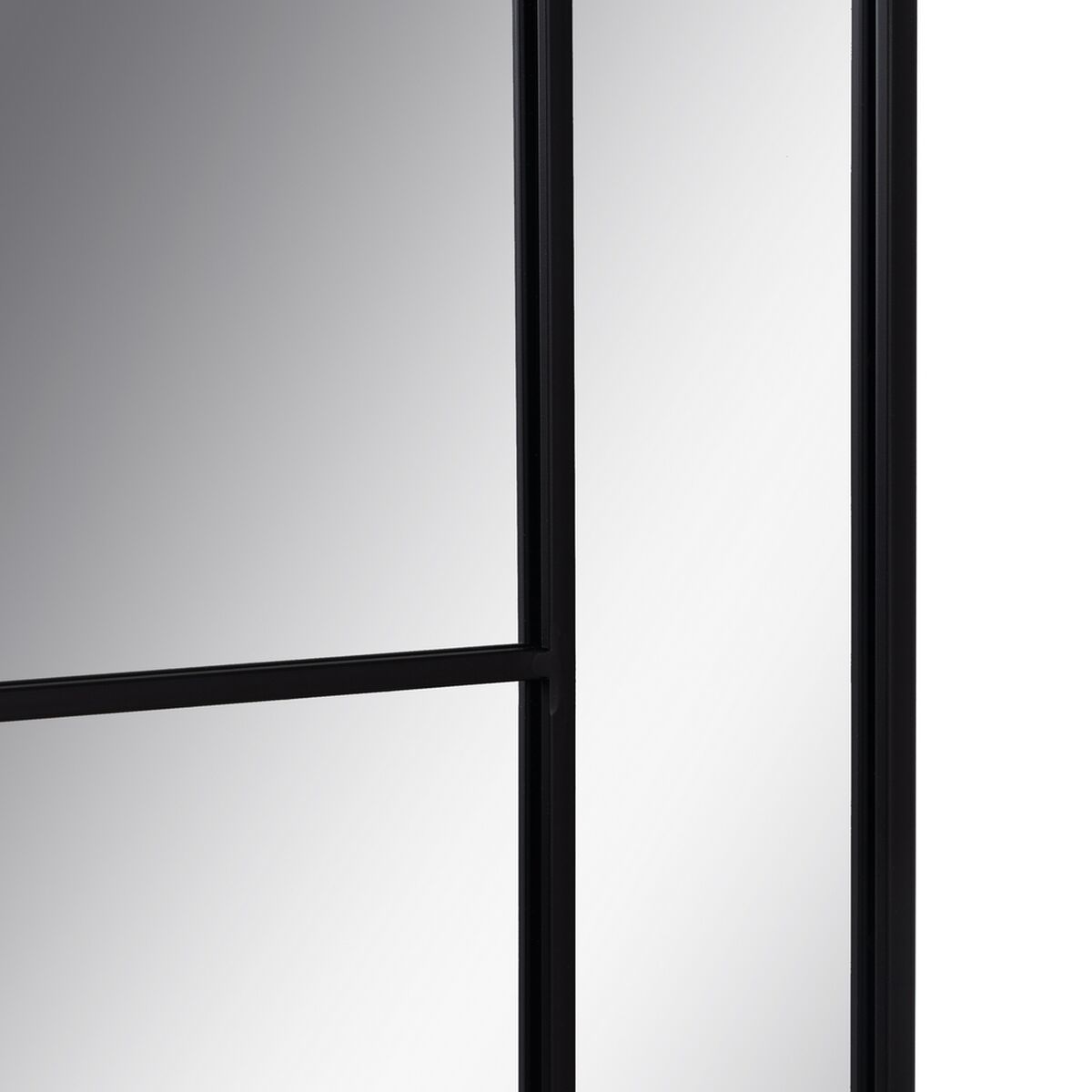 Väggspegel Svart Vertikalt 50 x 2 x 150 cm - 6