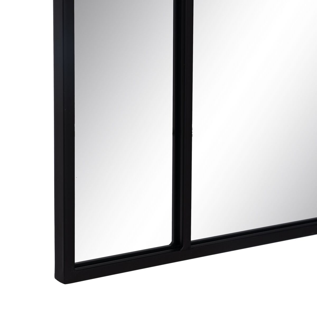 Väggspegel Svart Vertikalt 50 x 2 x 150 cm - 5