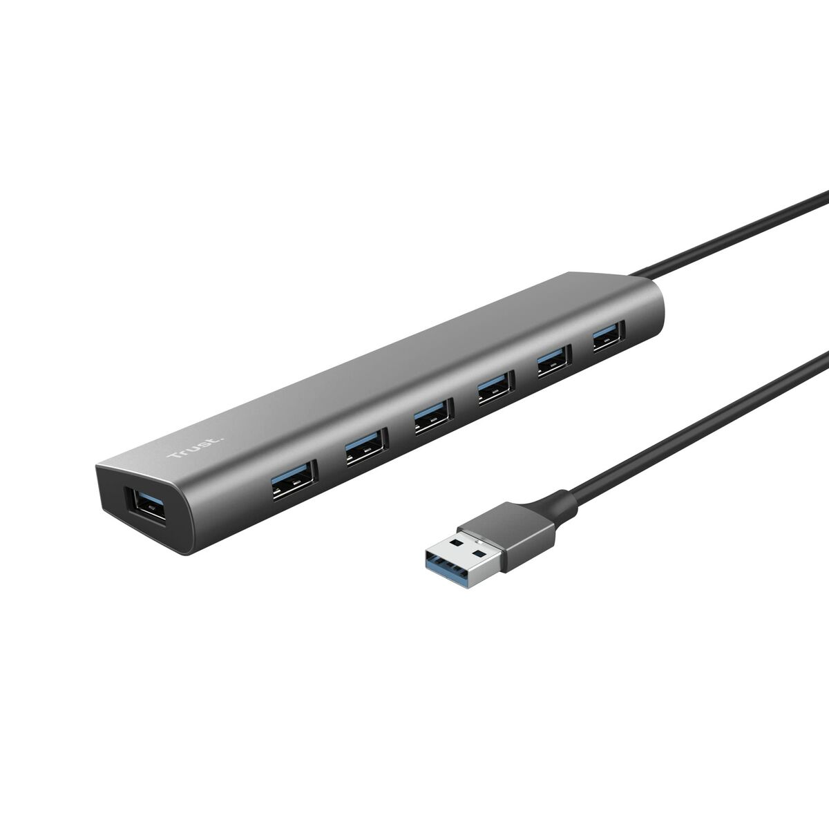 USB-HUB Trust 24967 Grå Silvrig