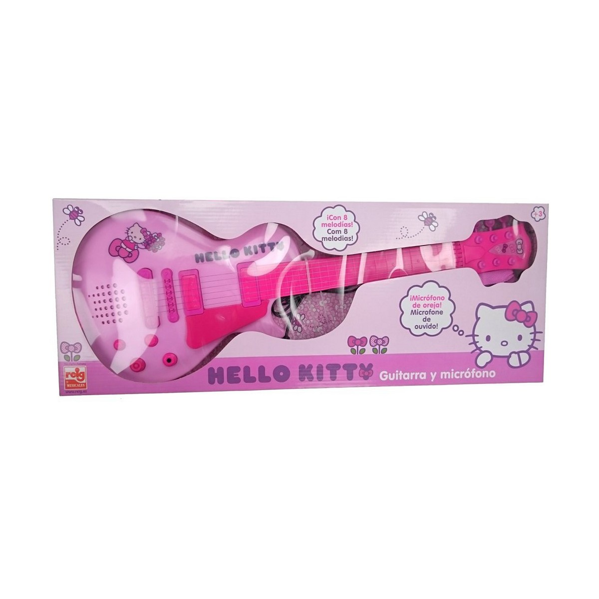 Gitarr för barn Hello Kitty Elektronik Mikrofon Rosa - 15