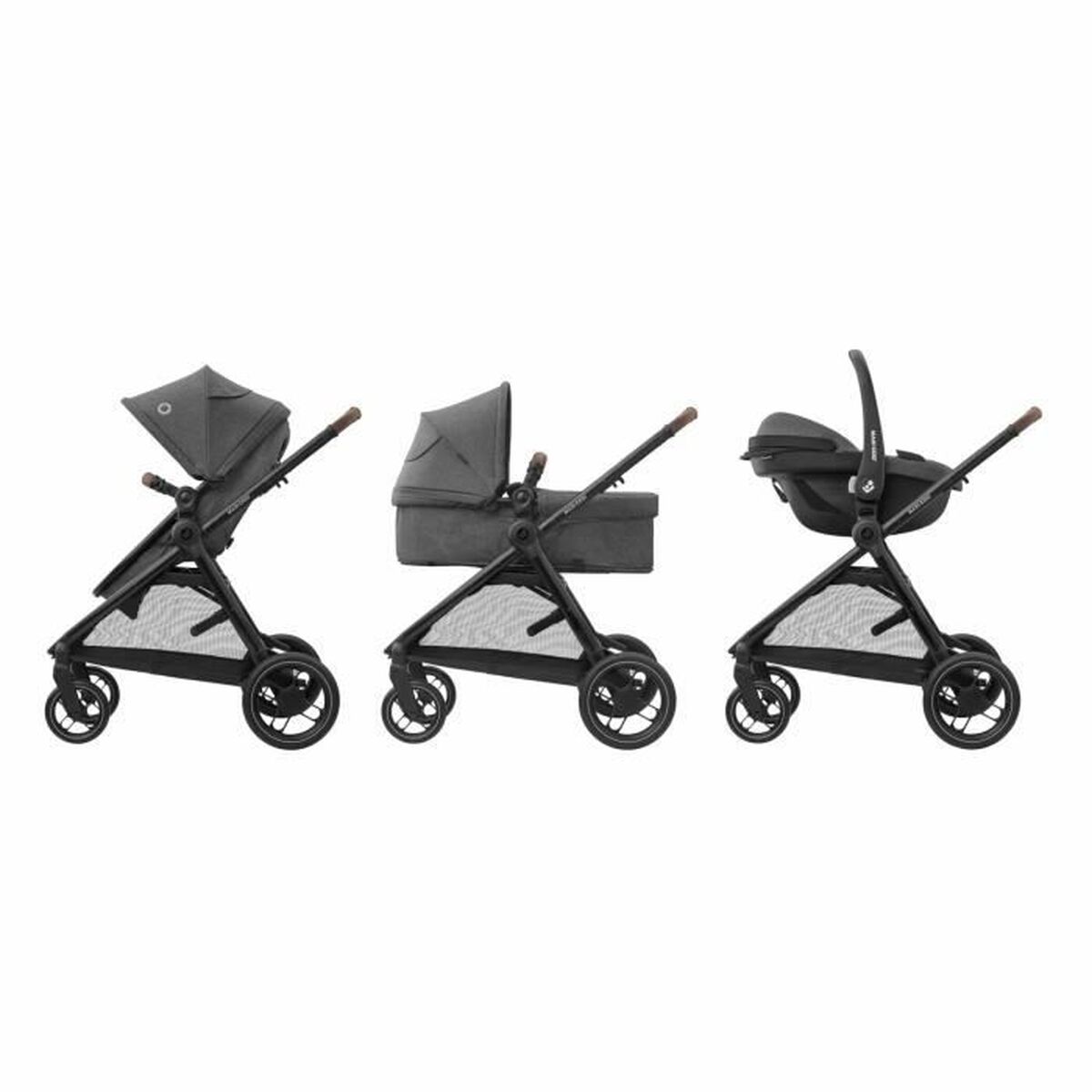 Barnvagn Maxicosi Zelia S iSize 4 Grå - 2