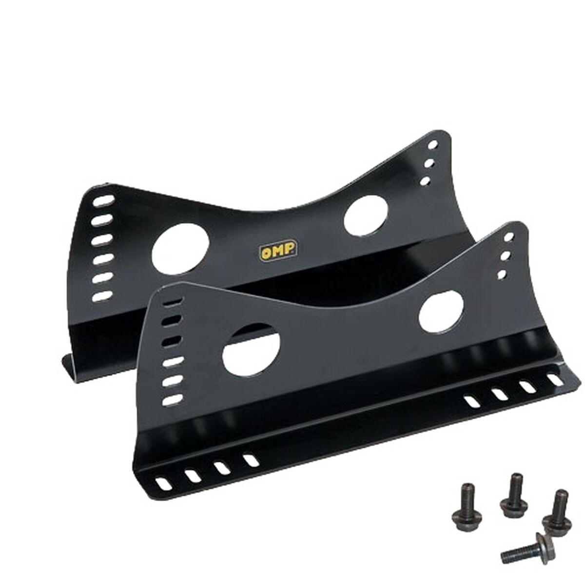 Stöd OMP HC731E Stål 2 Delar 38 cm Svart Oldalsó Sätesbas