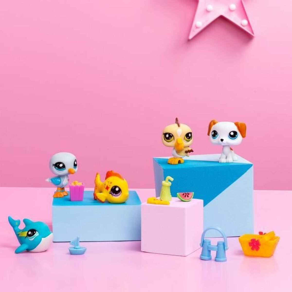 Djurfigurer Bandai Littlest Pet Shop Plast - 3