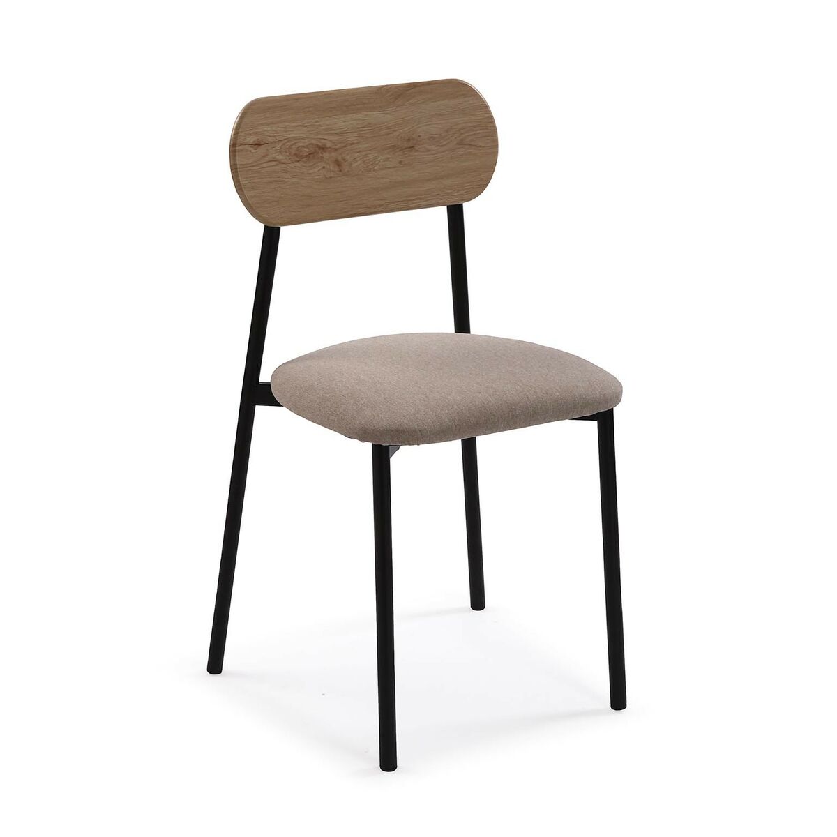 Bordsgrupp med 4 stolar Versa PVC Metall Trä MDF 70 x 75 x 110 cm - 4